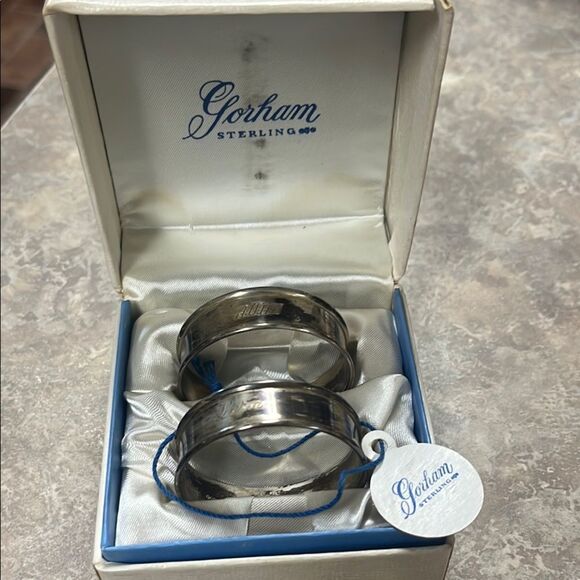 Gorham Sterling Silver Napkin Rings - Picture 1 of 4